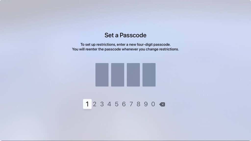 Set a Passcode