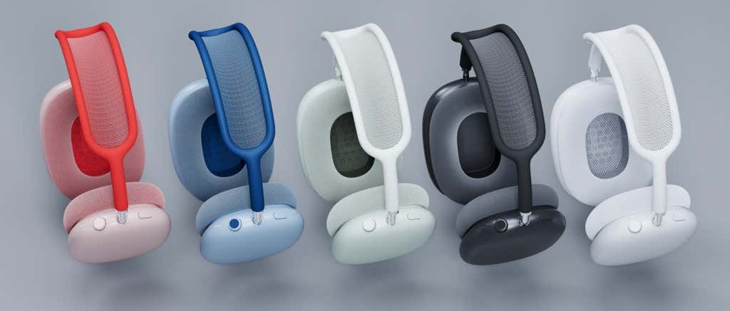 Different colored AirPods Max 