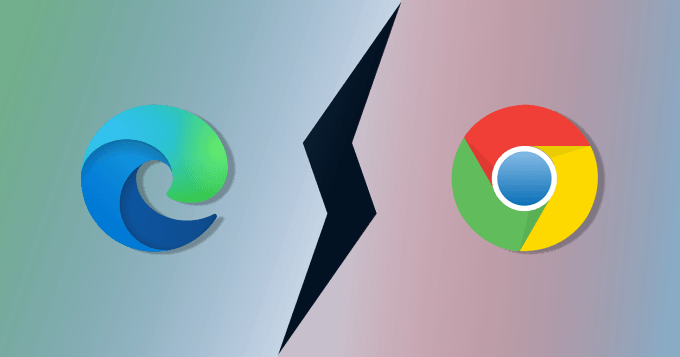 Microsoft Edge vs Chrome icons