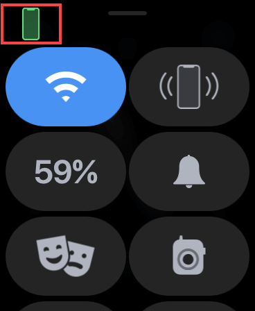 Green iPhone-shaped symbol 