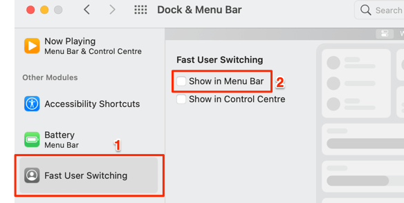  System Preferences > Dock & Menu Bar > Fast User Switching and check Show in Menu Bar
