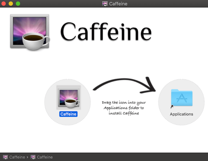 Caffeine app 